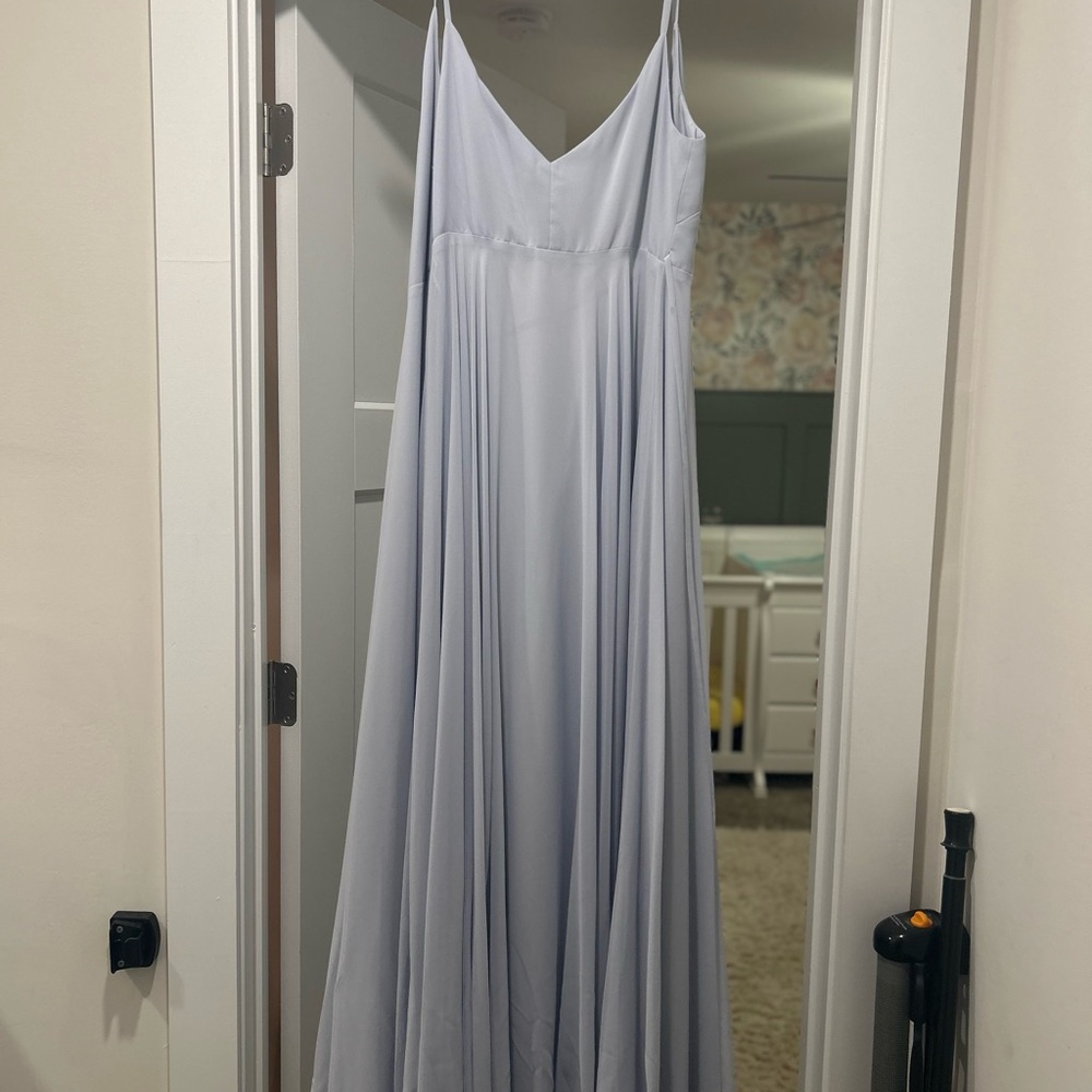 Jenny Yoo Soft Blue Wedding Gown